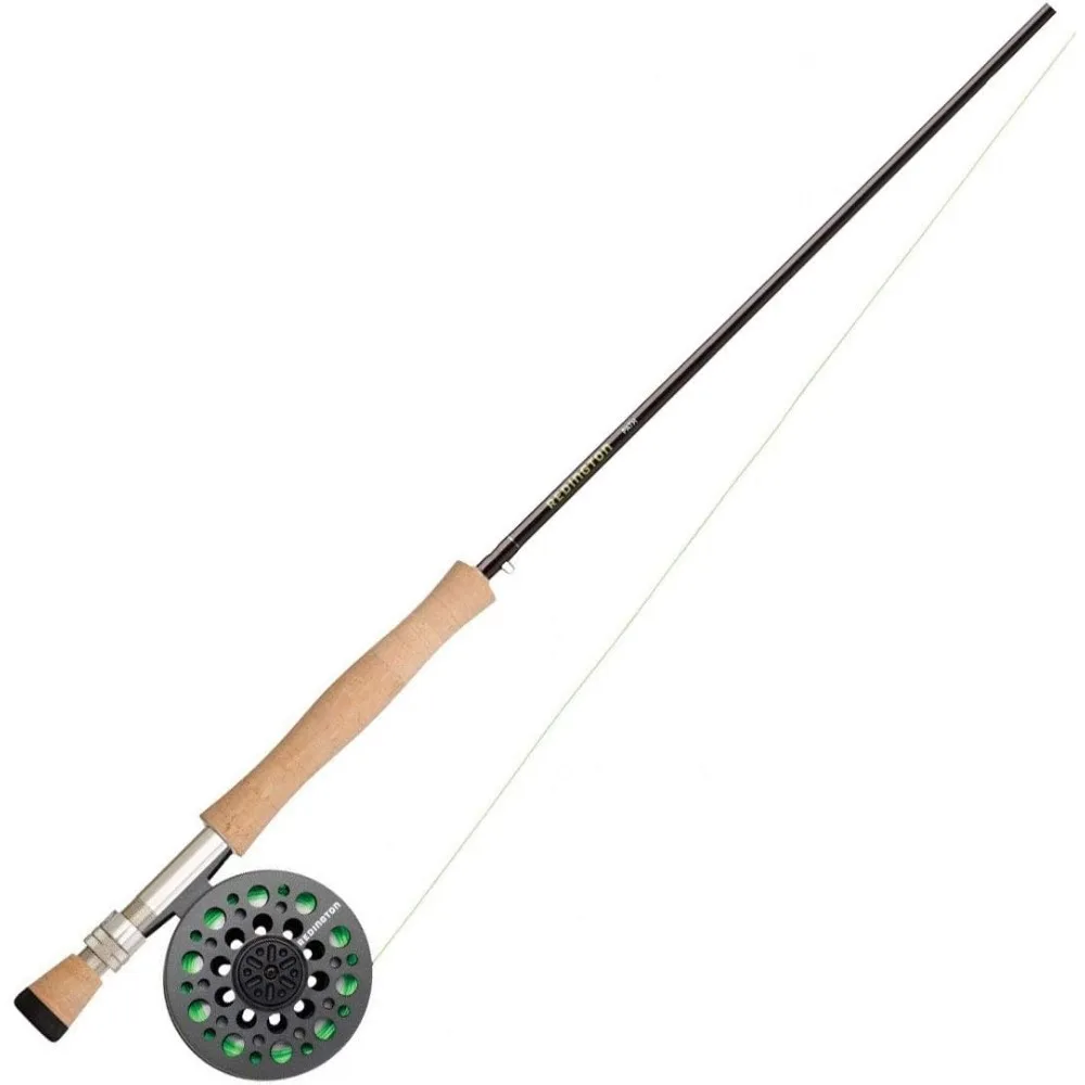 Caminho-Fly Rod Combo Kit, pré-spooled Crosswater Reel, Medium-Fast Ação Rod