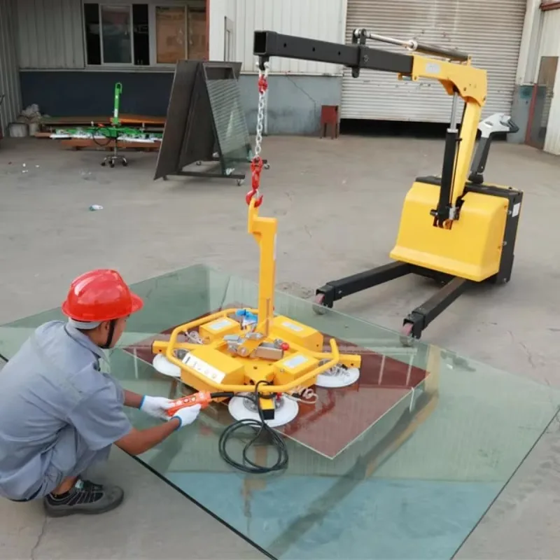 Stone Marble Metal Mobile Lifting Equipment Mini Electric Vacuum Panel Lifter
