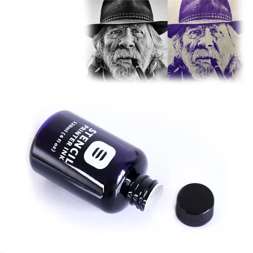 Imagen 2 del producto Plantilla de tatuaje de 120ML, tinta de impresión, tecnología profesional, transferencia de papel de calco, máquinas de transferencia de inyección de tinta, accesorios de tinta dedicados