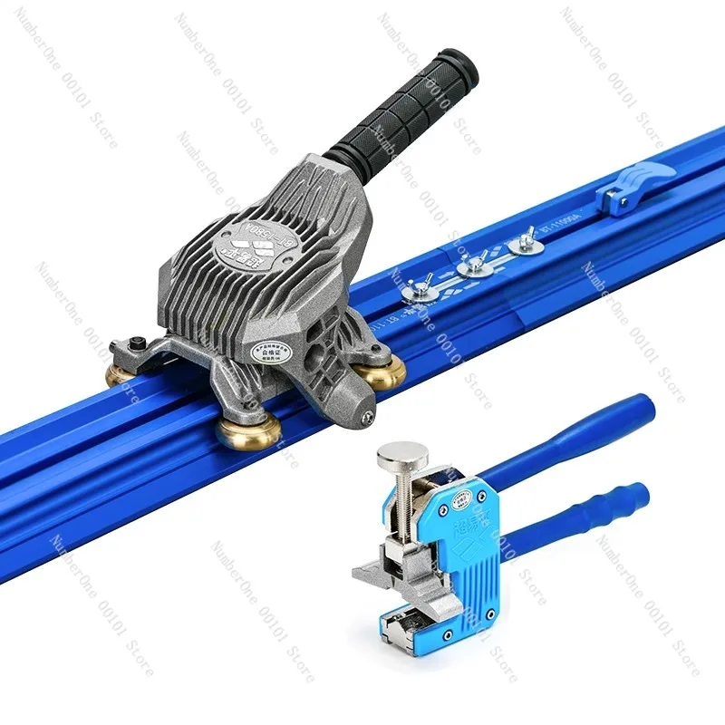 Super Yiping rock slab track push knife Large slab porcelain floor tile special cutting machine Artifact High precision manual