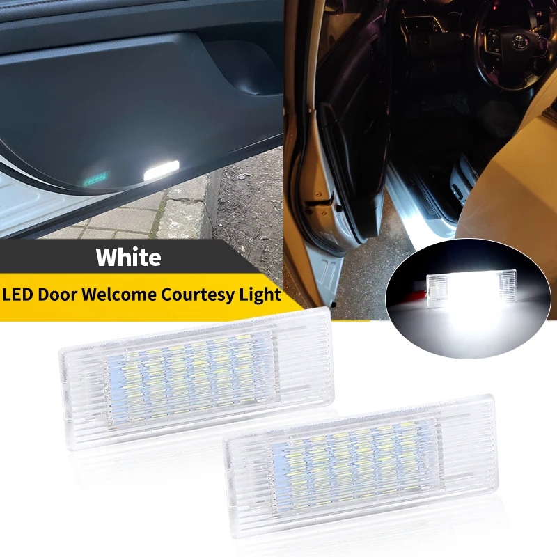 2PCS For BMW 1/3/4/5/7 Series F20 F21 F30 F31 F32 F34 F10 F11 F07 F01 F02 F03 LCI Car Door Lights Led Welcome Light Signal Lamp