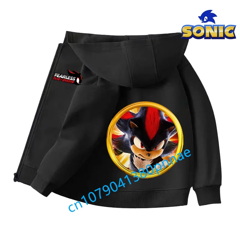 

Anime Zipper Hoodies Pants 2pcs Kids Cartoon Teen Tracksuits Toddler Clothes Sport Suit Kawaii Sonic Zipper Hoodie Set for Girls