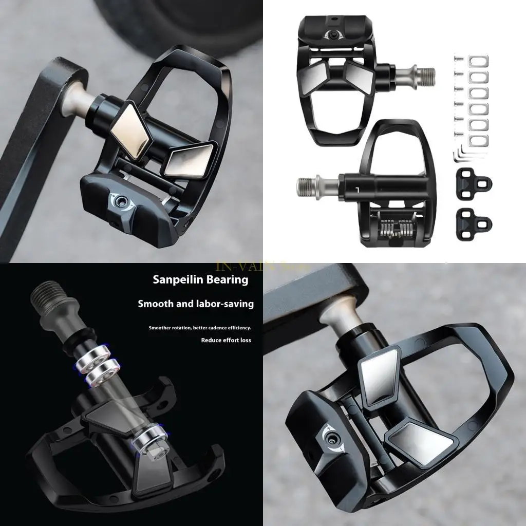 

M5TC Sealed Bearing Road Bike Pedals Ergonomic Designs Cycling Pedals Enhanced Stability Long Distances Mountain Bike Pedals