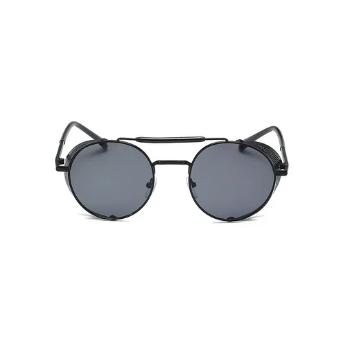 Imagen 2 del producto Gafas de sol Steampunk Vintage para hombres y mujeres, gafas de sol a prueba de viento, marcos de Metal, UV400, gafas de conductor, Cosplay, decoración de Halloween