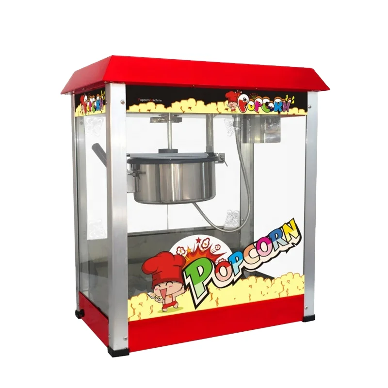 

Commercial Electric Automatic Corn Popcorn Maker Industrial Cinematic Big Popcorn Machine