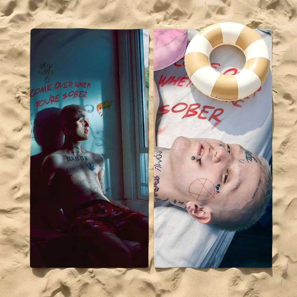 

Rapper L-lil Peep Towel For Beaches Yoga Studios Gyms Hot Springs Swimming Pools And Picnics