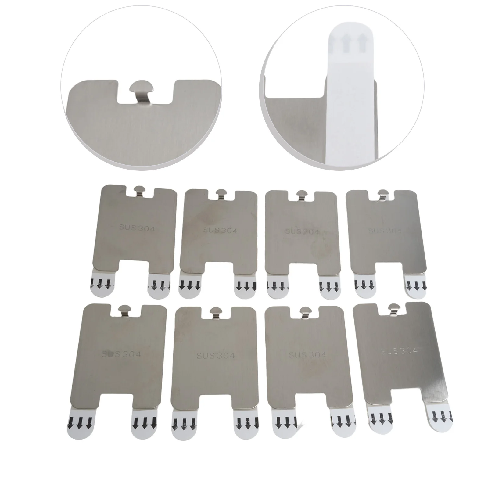 Art Display Solution Stainless Steel Hooks Frame Fixing Hooks Easy Installation Lightweight Design No Damage Removal