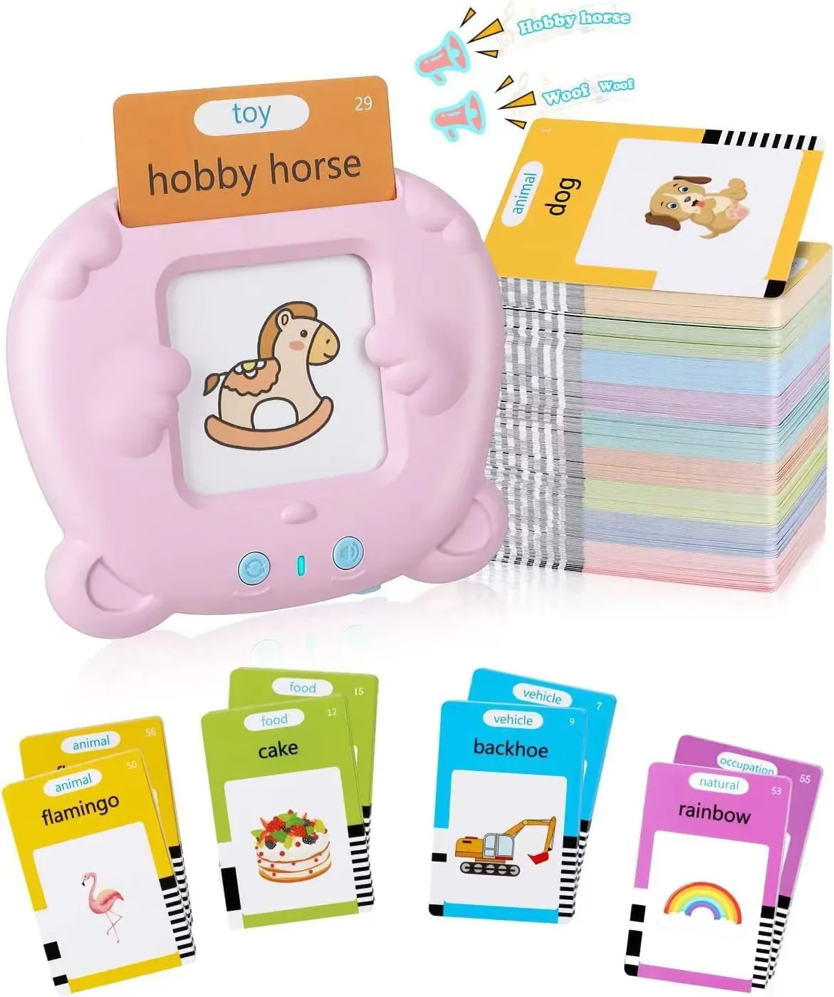 New Talking Flash Cards  Enfant Early Learning Educational Baby Machine English/Vietnamese/Arabic/ Spanish/ Hindi/Indonesian