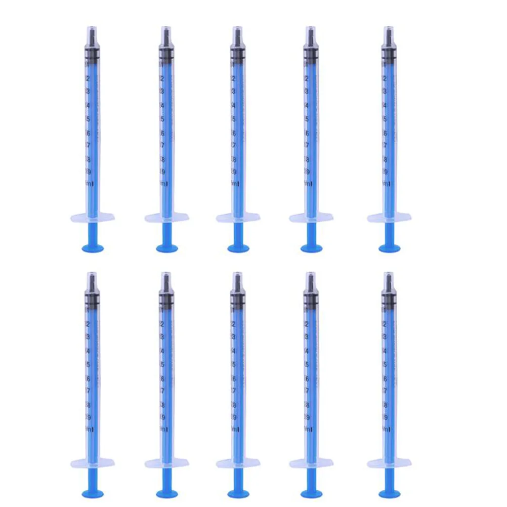 Jeringa de insulina para laboratorios científicos, 50 piezas, dispensadores de múltiples usos, herramientas de medición, 1ml