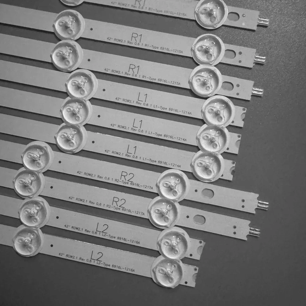 LED TV Illumination Part For 42LN6138 42LN610V 42LN613S LED Bars Backlight Strips Line Ruler 42