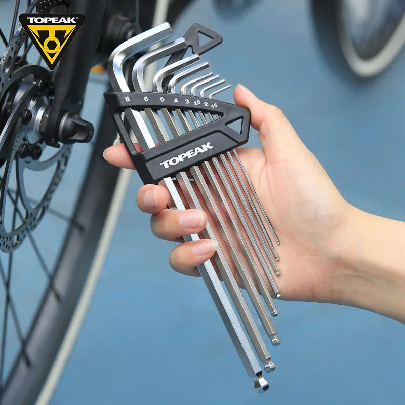 Topeak Bicycle Repair Tool Set T-Handle Duohex Wrench Set Torque Wrench Vanadium Steel Bike Tool Kits