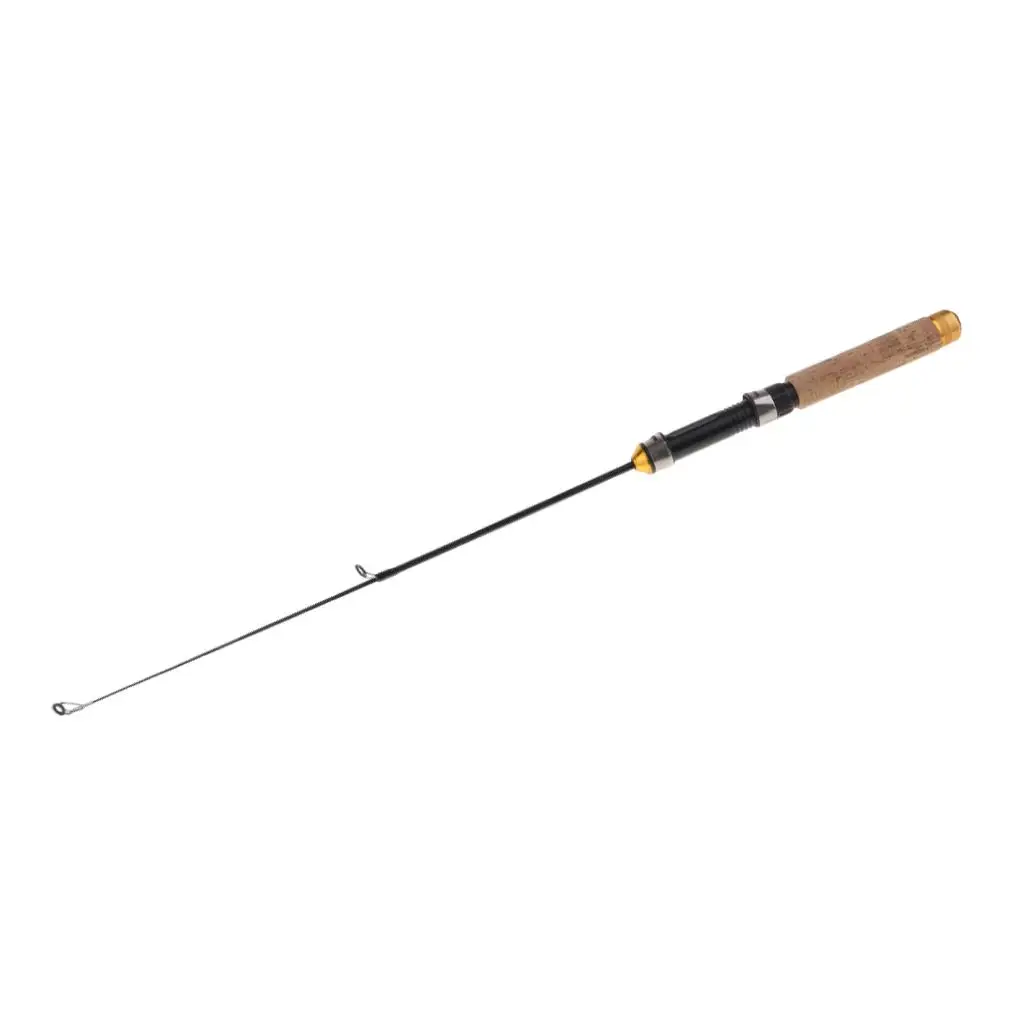 Telescopic Ice Fishing Rod Mini Ultralight Fishing Pole for Lake Reservoir River Stream Winter Fishing