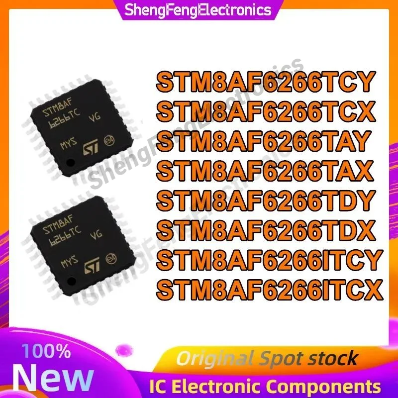 

5 шт STM8AF6266TCY STM8AF6266TCX STM8AF6266TAY STM8AF6266TAX STM8AF6266TDY STM8AF6266TDX STM8AF6266ITCY STM8AF6266ITCX LQFP-32