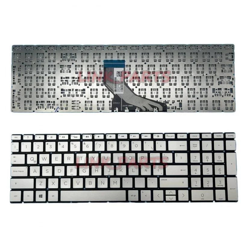 Nuevo teclado español latino para HP ENVY 15-DS0000 15-ds1000 15m-ds0000 Series, teclado plateado para ordenador portátil