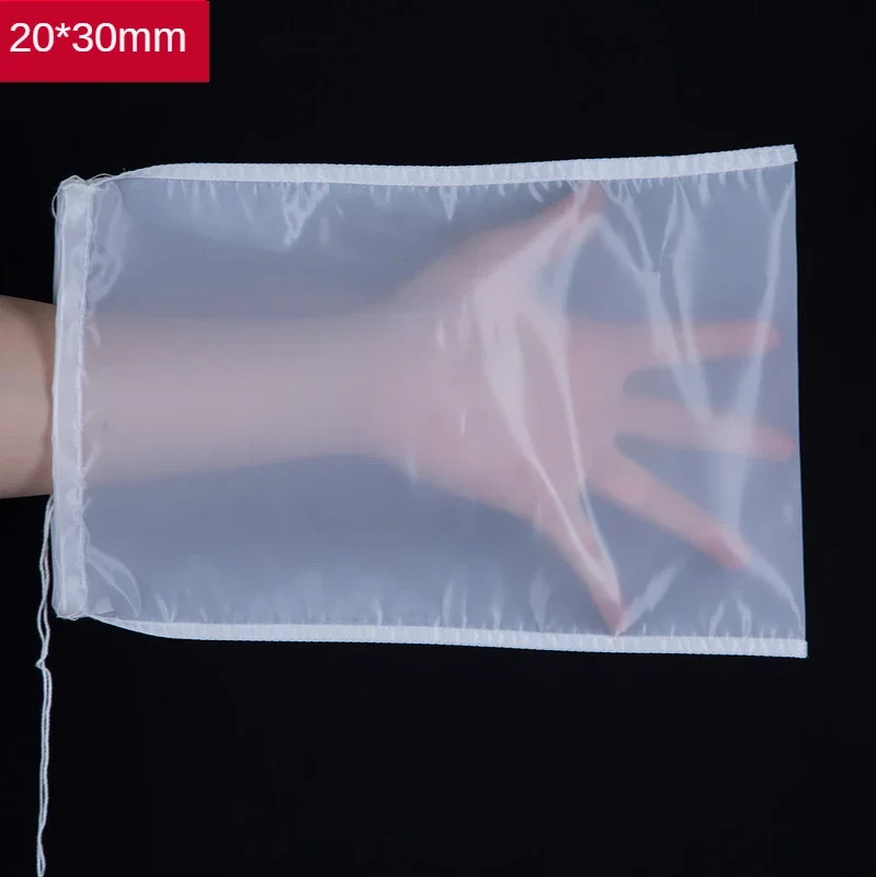 2pcs 80/120/200 Micron Nylon Straining Bag Fine Mesh Net Herb Liquid Filter Homebrew Bags 20x30cm kitchen tools Accessories