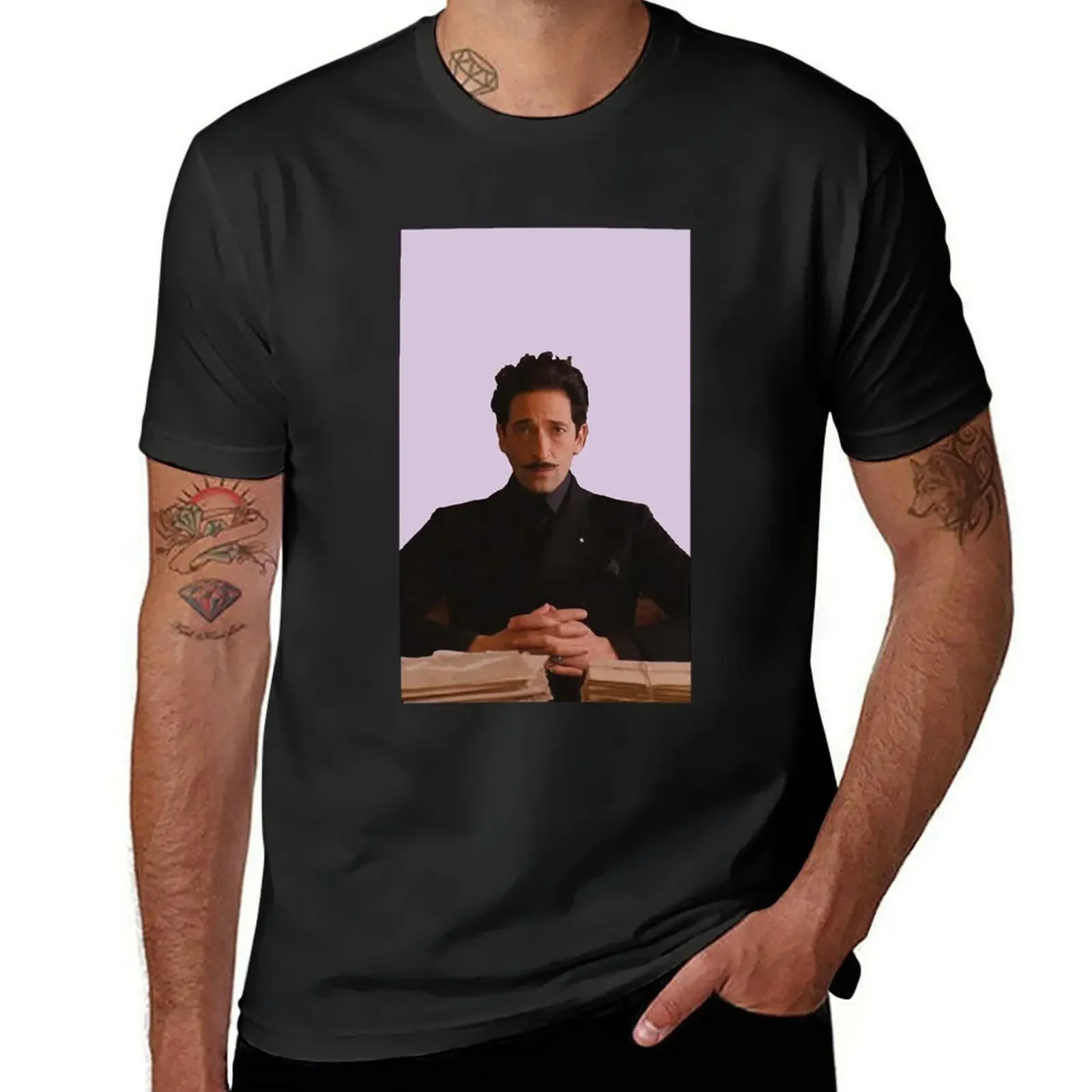 adrien brody grand budapest hotel dmitri T-Shirt sweat oversized cute clothes plain black t-shirts for men new in tops & tees