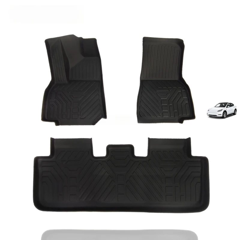

Custom Fit 3D TPE Car Mats High Elastic Non-Slip Interior Floor Liners