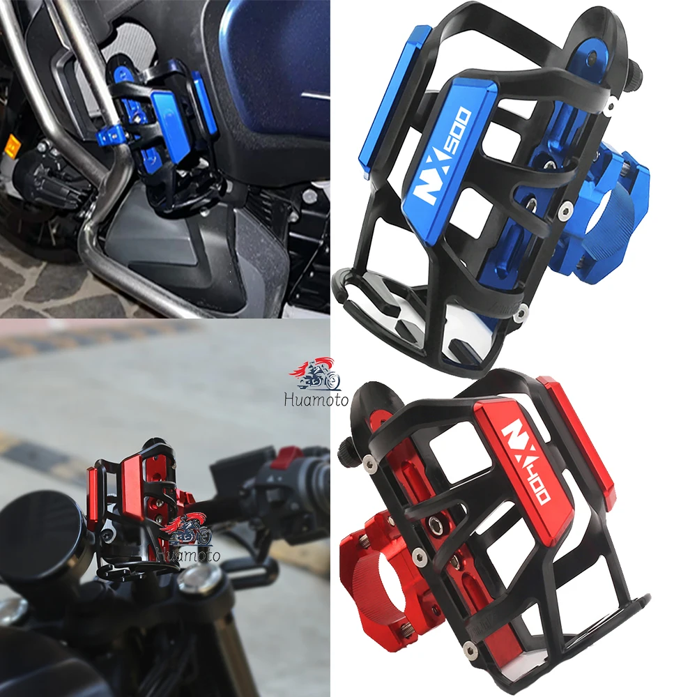

For Honda NX400 NX500 400 500 Motorcycle Accessories CNC Beverage Water Bottle Drink Cup Holder Bracket Mount