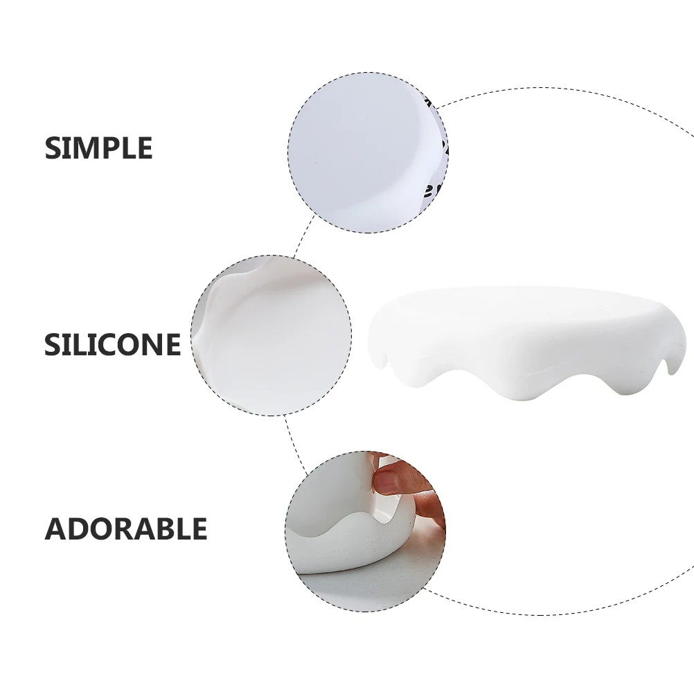 

Silicone Cup Lid Snow Themed Leak-Proof Dust-Proof Mug Cover Portable Christmas Gift Cup Accessories Kitchen Barware