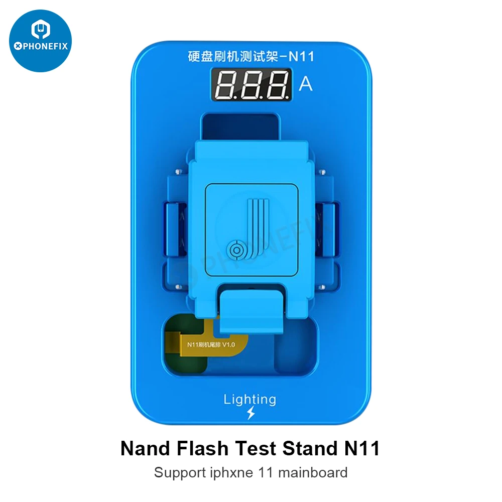JC N12 N6-N14 Programmer NAND Restoring Testing Fixture for IPhone 6-14 Motherboard Repair Hard Disk Flashing One-key Into DFU