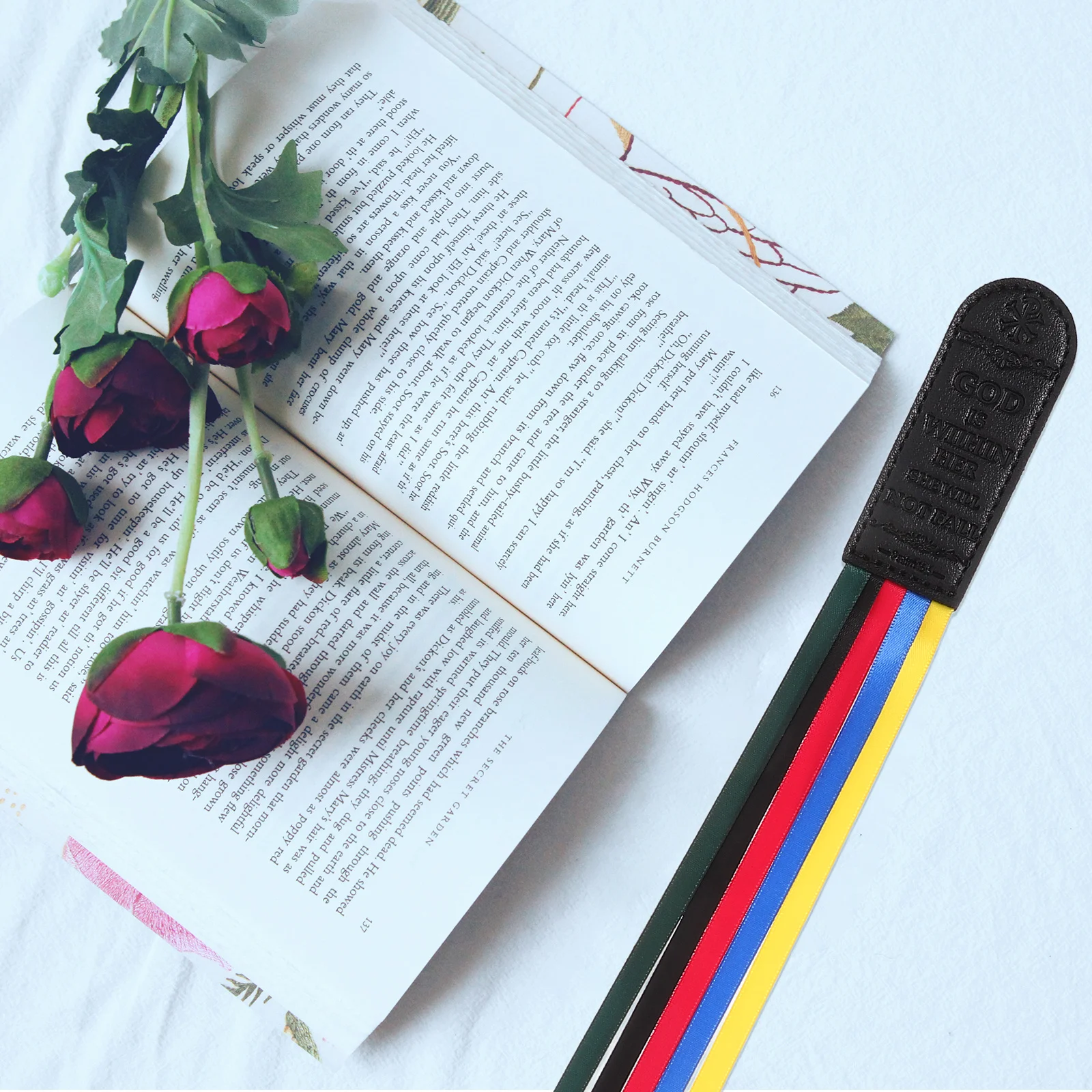 3Pcs Ribbon Book Markers Page Markers for Students Teachers Bible Reading Accessories Decorative Book Tabs