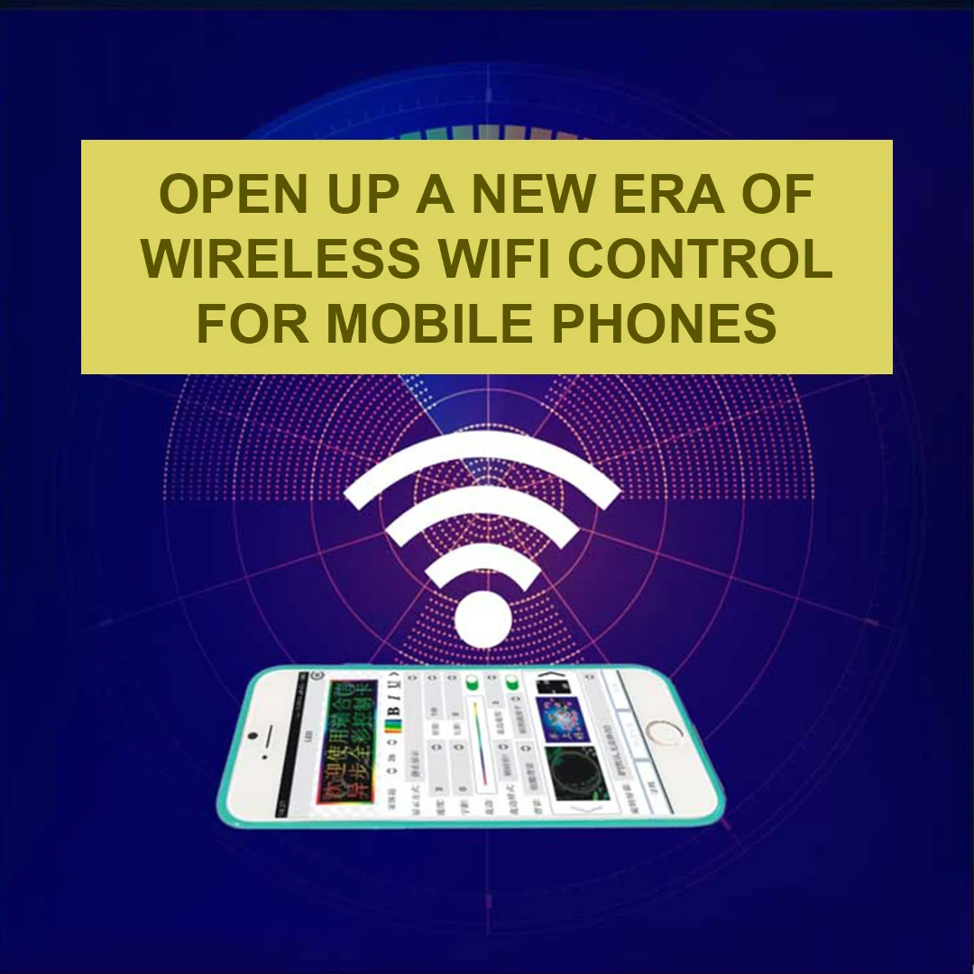 يمكن حمل بطاقة التحكم في الشاشة بشريط LED بالألوان الكاملة RHX8-Q4Am: 64 * 384 رمادي منخفض يدعم التحكم في WIFI للهاتف المحمول