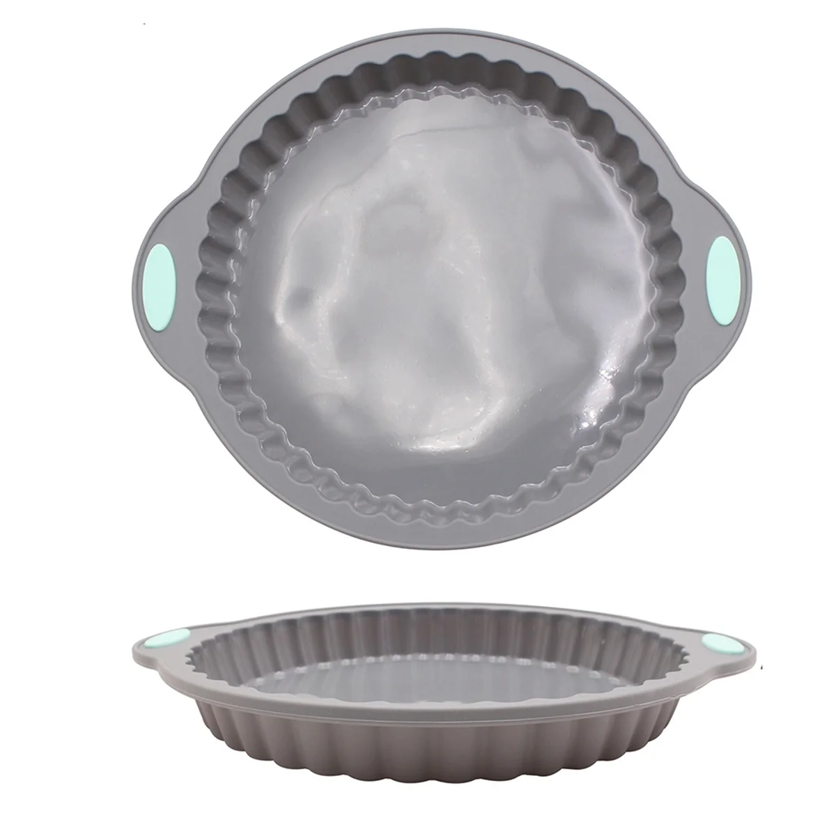 2025+ بيتزا عموم جولة الدانتيل قالب الكعكة المعجنات مقلاة خبز الخبز سهلة Demoulding مقلاة خبز أدوات المطبخ