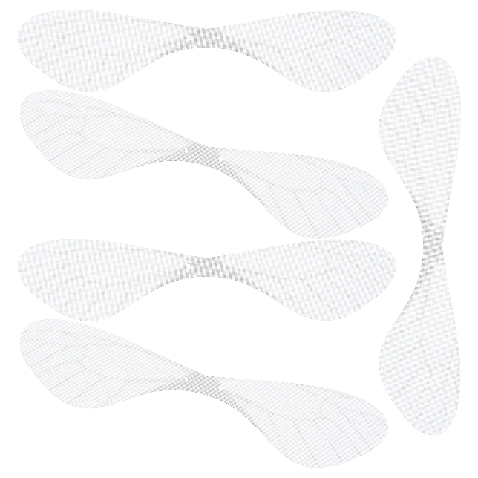 70 Pcs Wing Decors Earring Printing Fake Dragonfly Artificial Earrings Accessories White