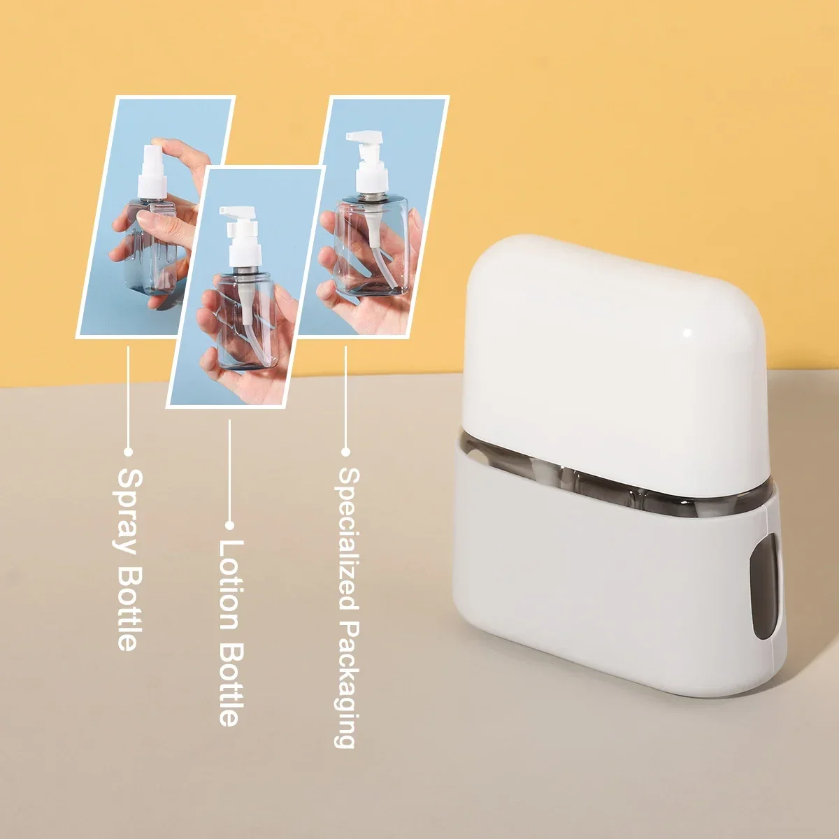 Juego de botellas de viaje, champú, Gel de ducha, loción para lavar a mano, botella vacía dividida, Kit de viaje, accesorios, juego de brochas de maquillaje