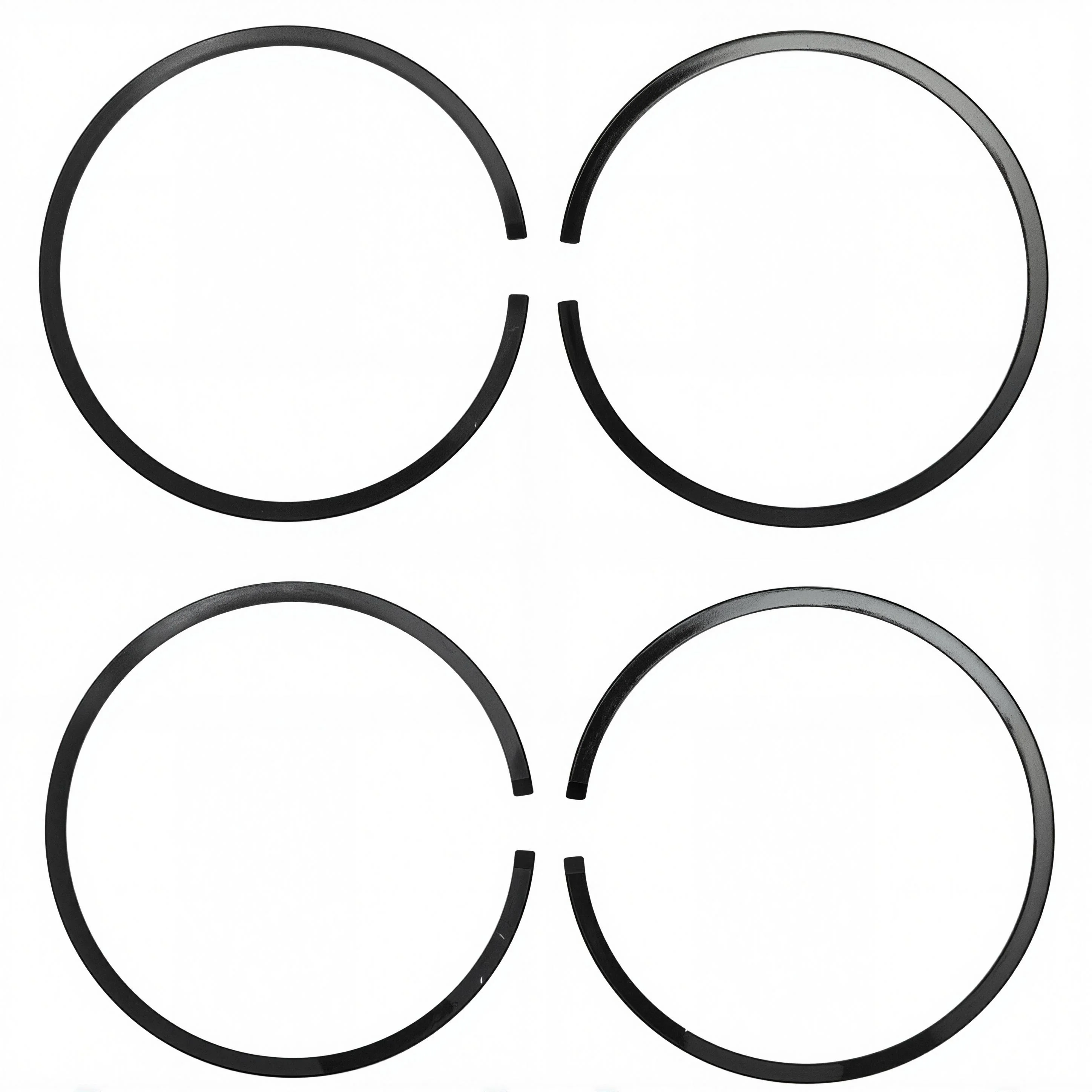 4pcs/lot 35mm x 1.2mm Piston Ring Kit For Chainsaw Trimmer Brush Cutter Machine Petrol Mower Part Garden Tool Parts