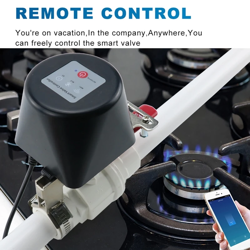 

Tuya WiFi Automatic Gas Water Heater Valve Controller Smart Home Remote Control Manipulator Work With Alexa Google Home