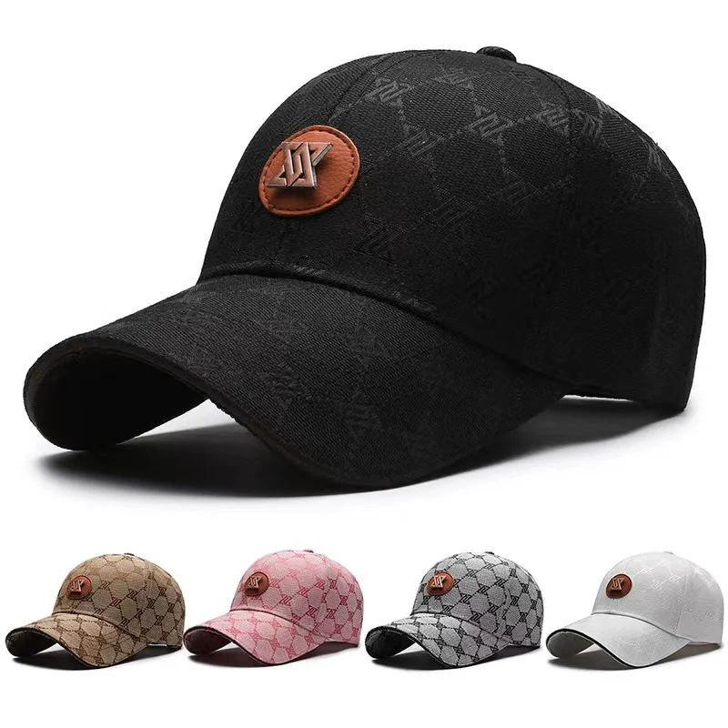 

New Men Women Spring Summer Plaid Adjustable Cap 2024 Luxury Male Fashion Baseball Cap Gorras Hombre Originales Casquette Kpop