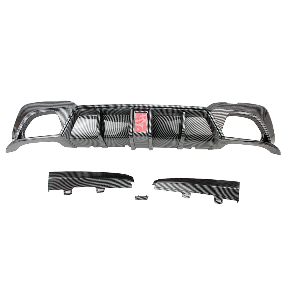 Auto Styling Achterbumper Protector ABS Materiaal Diffuser Lip Fit Voor BMW 3 Serie G20 G28 330i M340i 2019-2022 Gloss Zwart - afbeelding 1