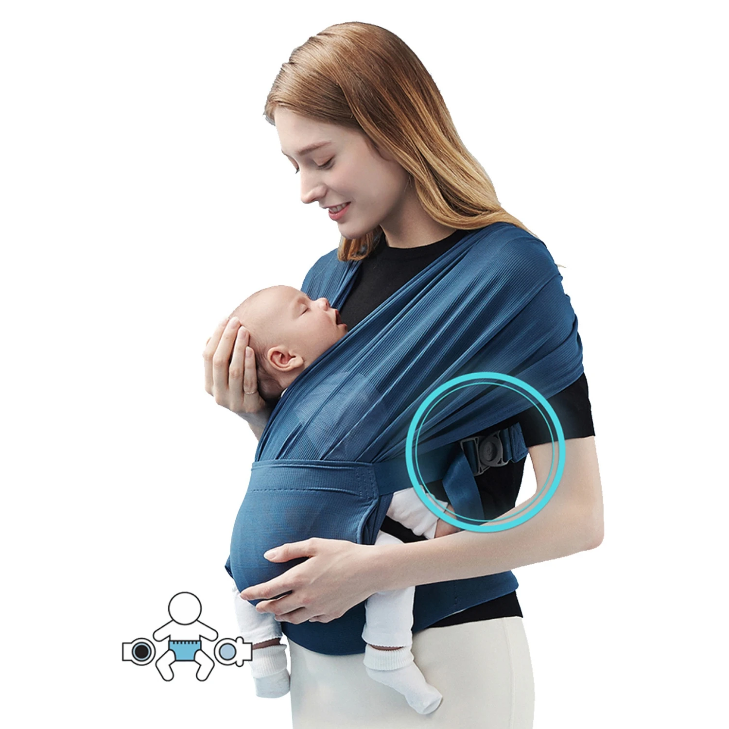 Ergonomic Newborn Baby Carrier Sling Wrap Backpack Handsfree Breathable Portable Kangaroo For Baby Carrier Belt Swaddle Strap