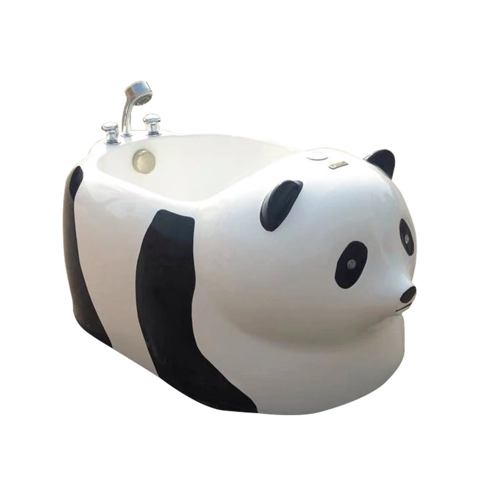 lovely panda shape kids baby bubble children bath tub