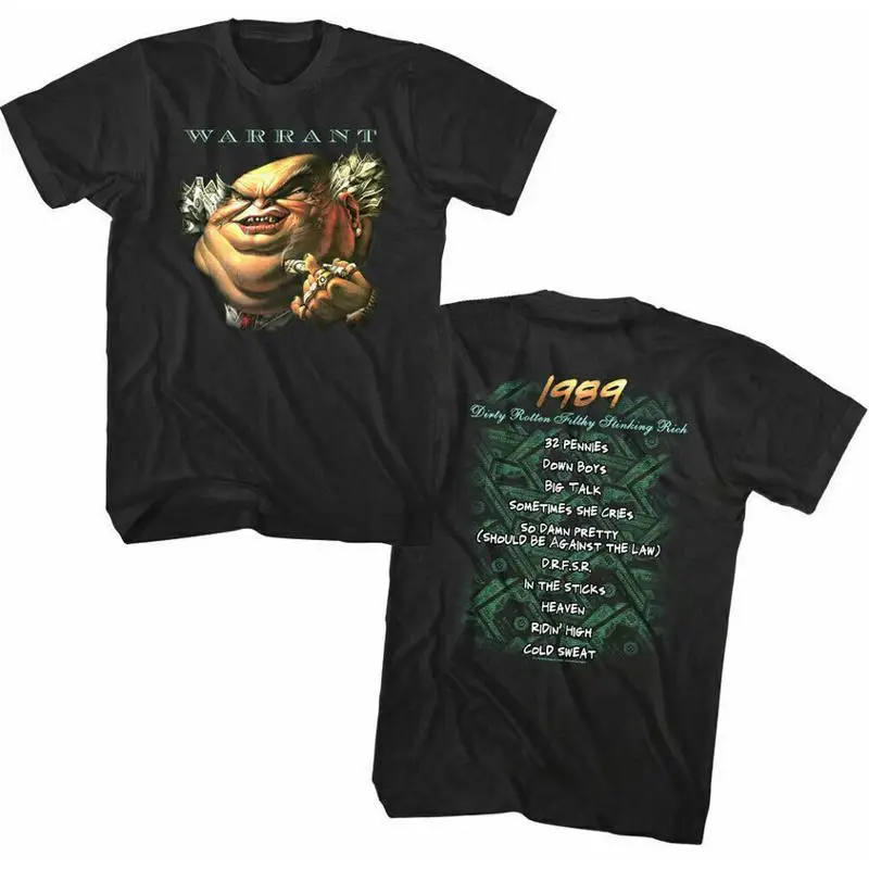 Warrant Dirty Rotten Filthy Stinking Rich Album Men Äôs T shirt