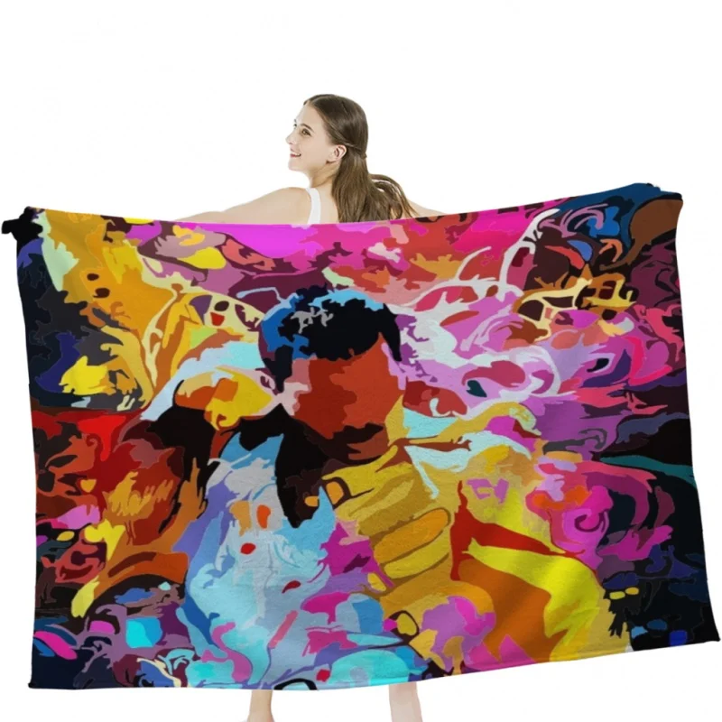 Freddie Mercury 1 Soft Velvet Blanket Lightweight Bed Blanket Home Decor Fleece Blanket