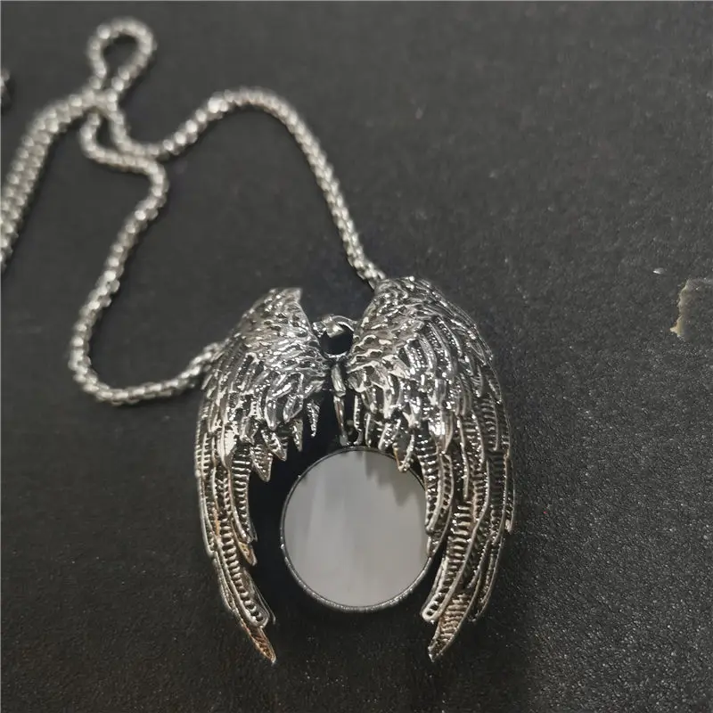 sublimation blank wings  necklaces pendants fashion high quality jewelry 20pieces/lot