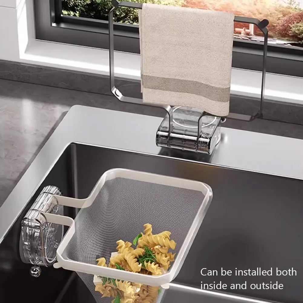 

Suction Cup Sink Strainer, Anti-Clog Food Residue Catcher, Kitchen Drain Filter & Fruit Rinser, Practical Mother's Day Gift