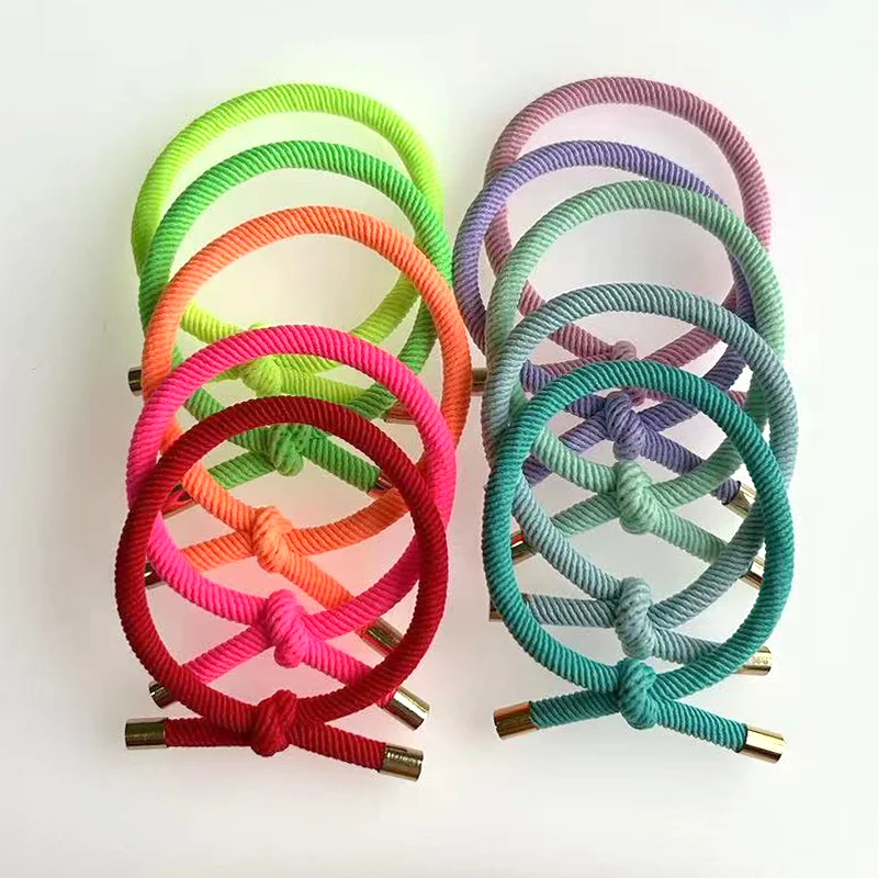 Bandes artificiel astiques en Caoutchouc pour Cheveux pour Femme, 20 Pièces, Bracelet en Nylon Tissé, pour Bricolage, Accessoires