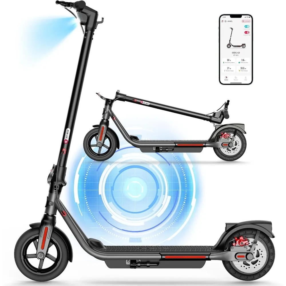 

Electric Scooter Adults Peak 500W Motor, 8.5" Solid Tires, 19Mph Speed，Long Miles Range Scooter Electric for Adults Freight free