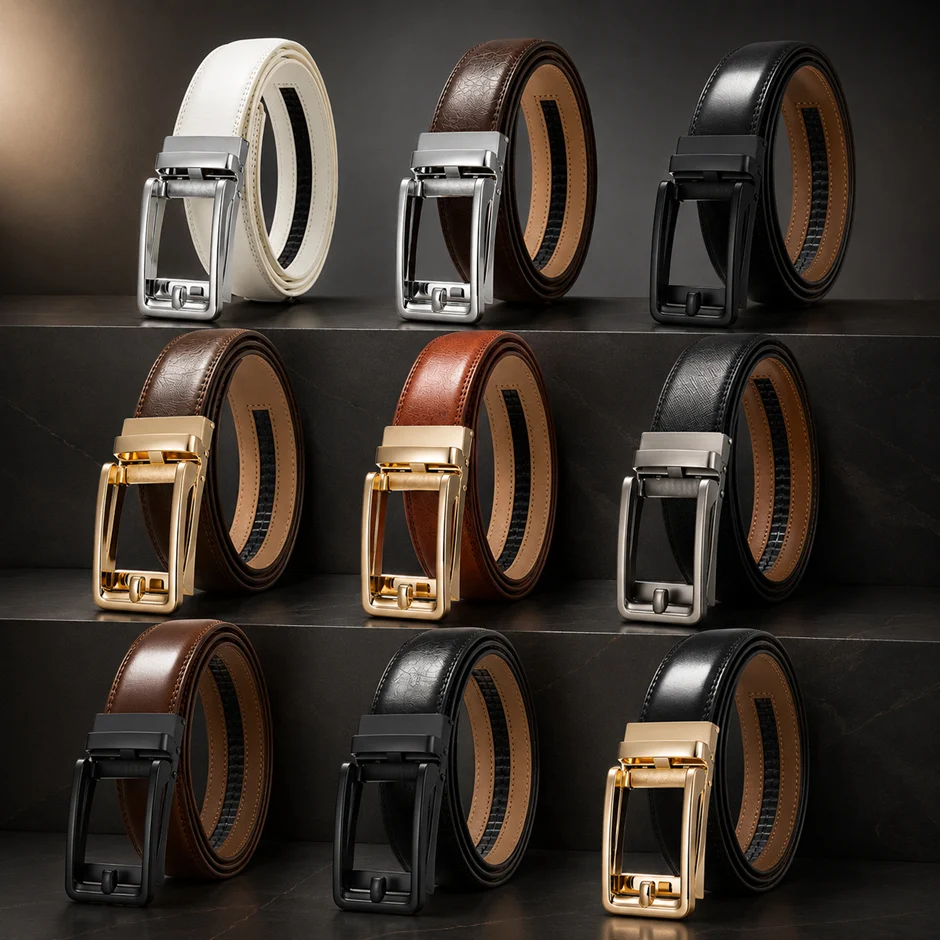 Plyesxale Mens Designer Luxury Black Belts Men Classic Automatic Buckle Leather Belt For Men Fashion Dress Casual Belt Man B1363