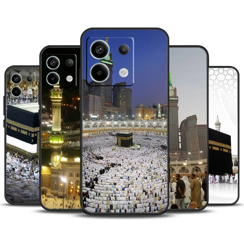 Holy Mosque Makkah Case For Redmi Note 13 Pro Plus 9 10 11 12 Pro 9S 10S 11S 12S Cover For Redmi 12 C 10C 13C