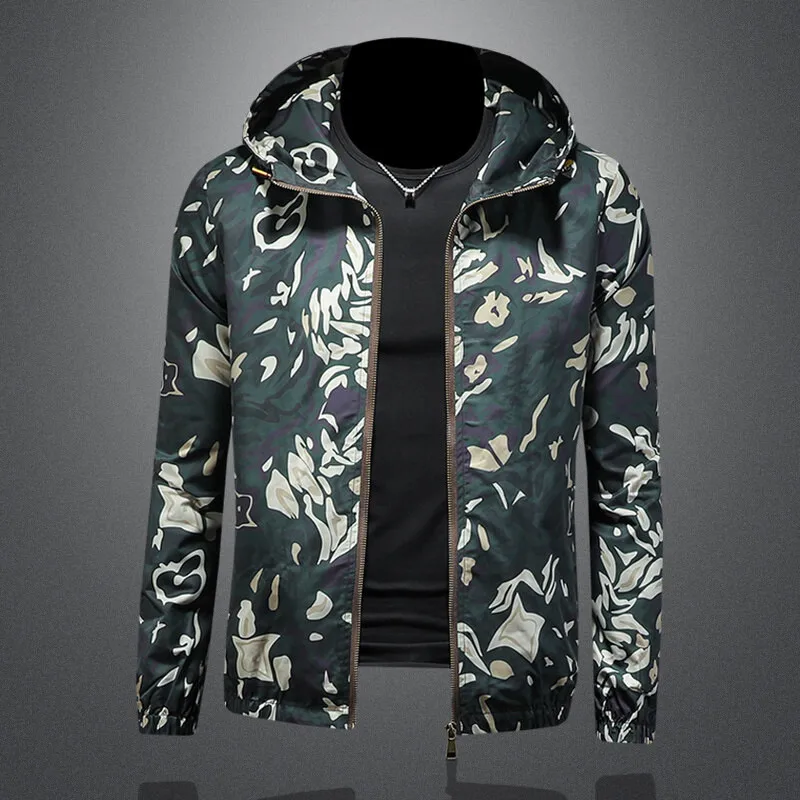 

New 2026 Men's Casual Hooded Jaet Polyester Fabric Long Sve Youth ular Sle Four Seasons Universal Elastic Hem