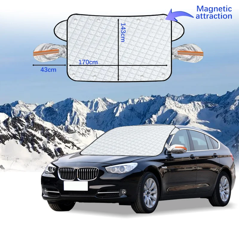 

Чехол на лобовое стекло автомобиля, магнитный зимний чехол на лобовое стекло, защита от снега, защита от мороза, автомобильный чехол на лобовое стекло, снежное покрытие для BMW 5System GT