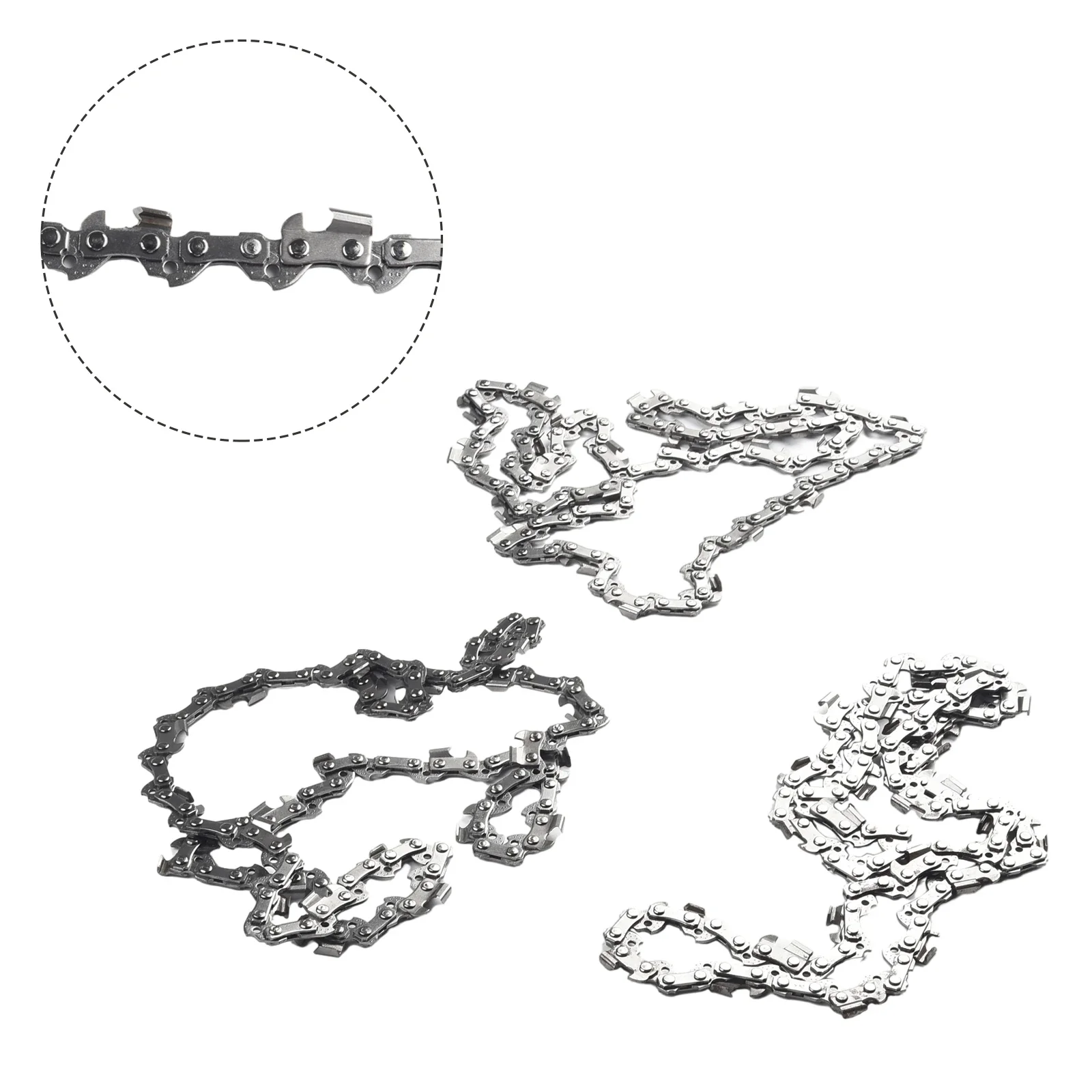 3PC 35cm Steel Chainsaw Chains 3/8 Pitch LP Logging Saw Chain Electric Chainsaws Accessory Chains Replacement For MAKITA UC3541A