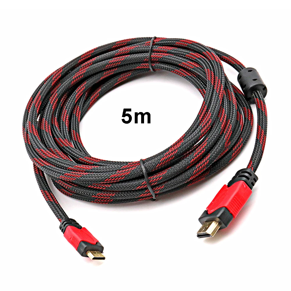 For HDMI (A) to Mini HDMI (C) 1.5m 3m 5m Video Data Cable V1.4 10.2Gbps Support Ethernet for Mini PC Computer Display Camera