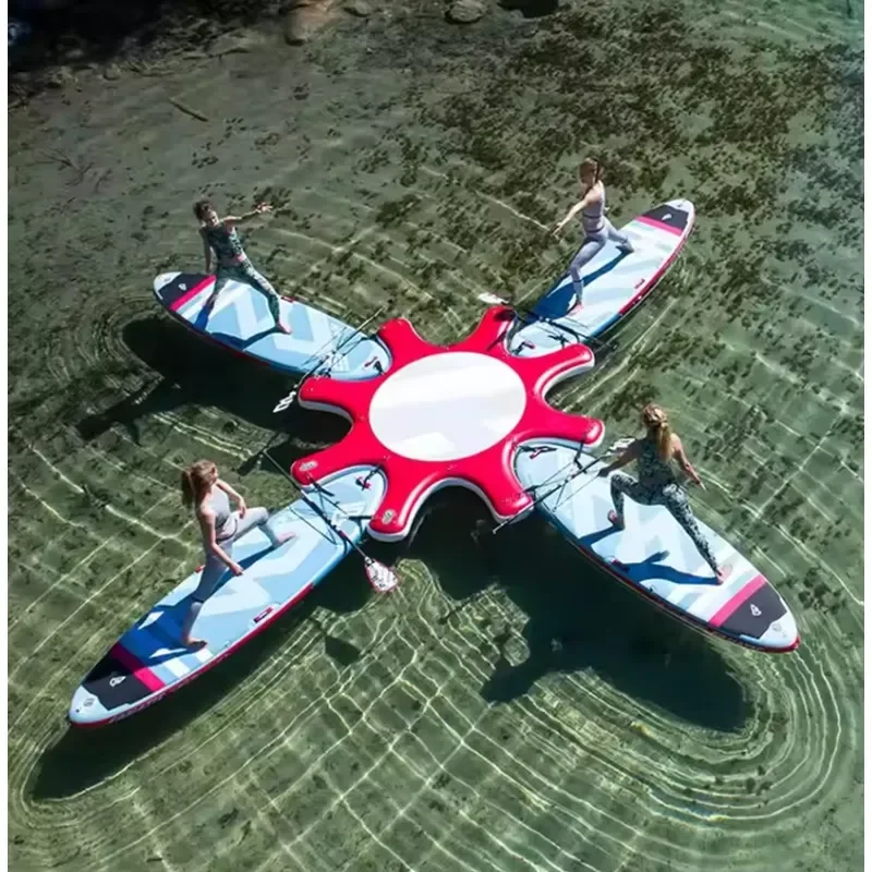 Hot Sale Inflatable Water Physical Mat Yoga Inflatable Pool Yoga Mat Floating Paddle Board Pool Platform