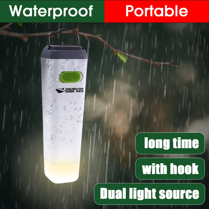 Portable Mini Highlight Flashlight Charging Treasure Waterproof for Outdoor Camping Light Hook USB Charging Treasure Flashlight