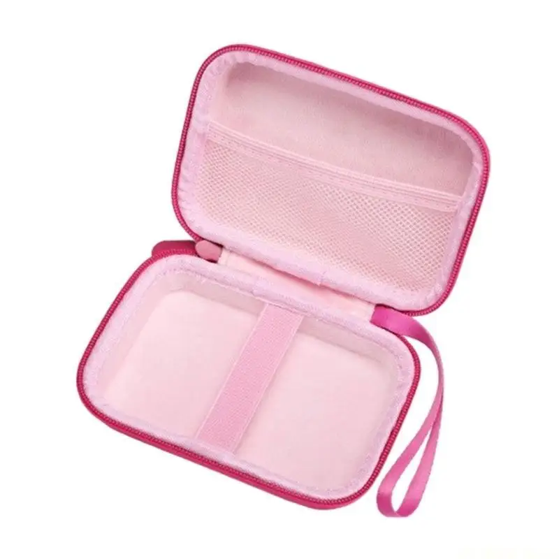 E56B Storage Bag EVA Case for Miyoo Mini+ RG35XX RGB20S Handbag Game Console Shockproof Protector Case with Pocket